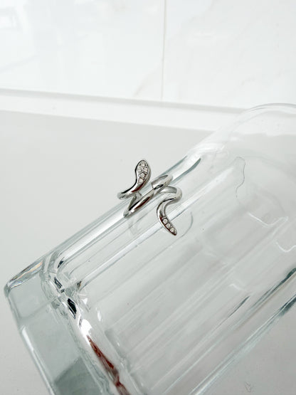 Midnight Muse Snake Ring