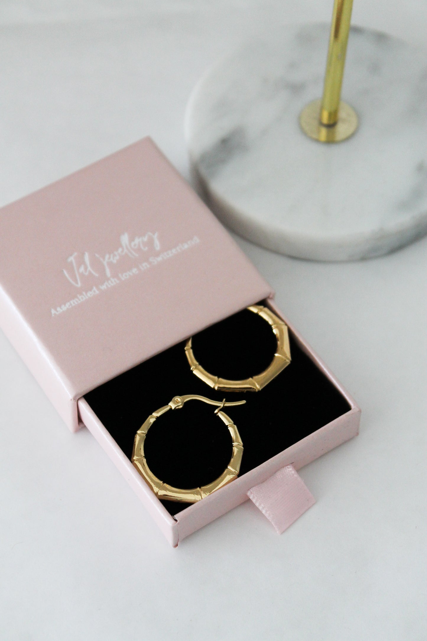 Ice Gold Hoops