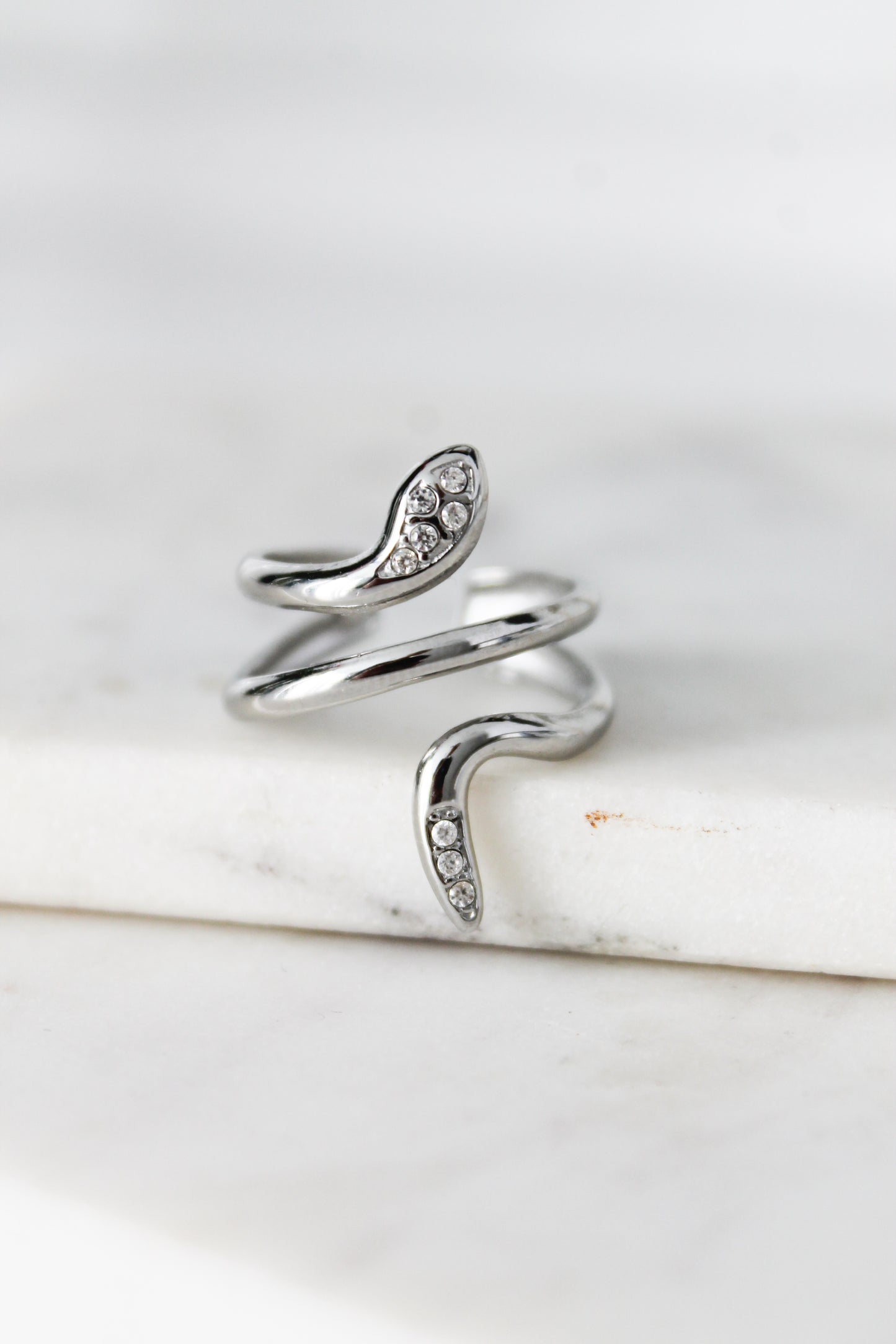 Midnight Muse Snake Ring