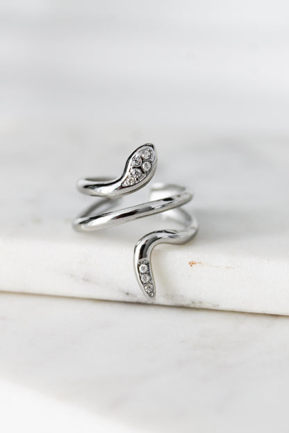 Midnight Muse Snake Ring